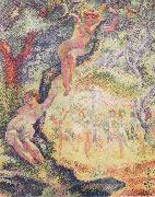 Henri Edmond Cross The Clearing oil painting